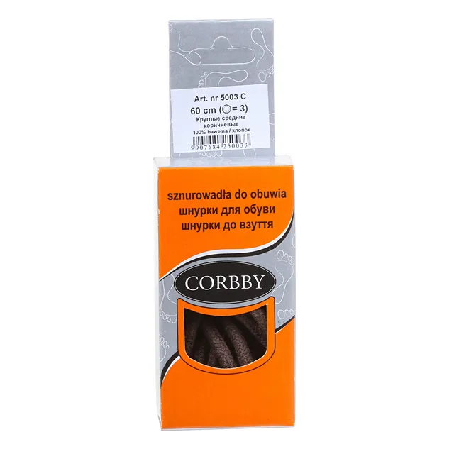 Шнурки для обуви CORBBY [66-261-20]