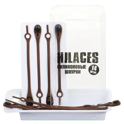 Шнурки силикон HILACES [61-039-20]